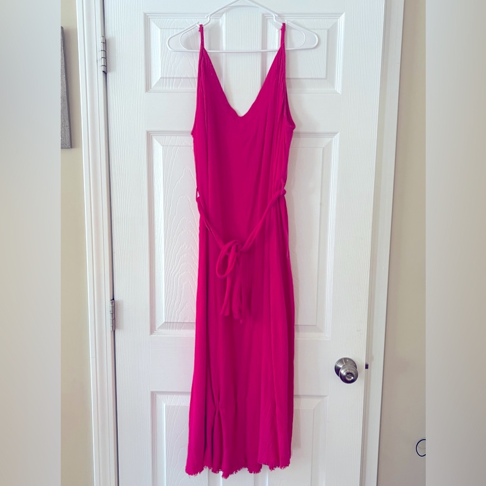 ✨Chic Soul Malibu Fantasy Dress Fuschia 🌺; 2XL ‼️WORN ONCE‼️